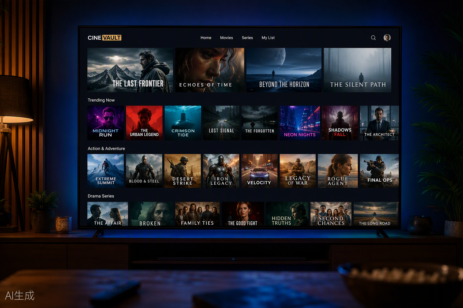 IPTV Mediathek mit über 120.000 Filmen und Serien auf Abruf in 4K Qualität